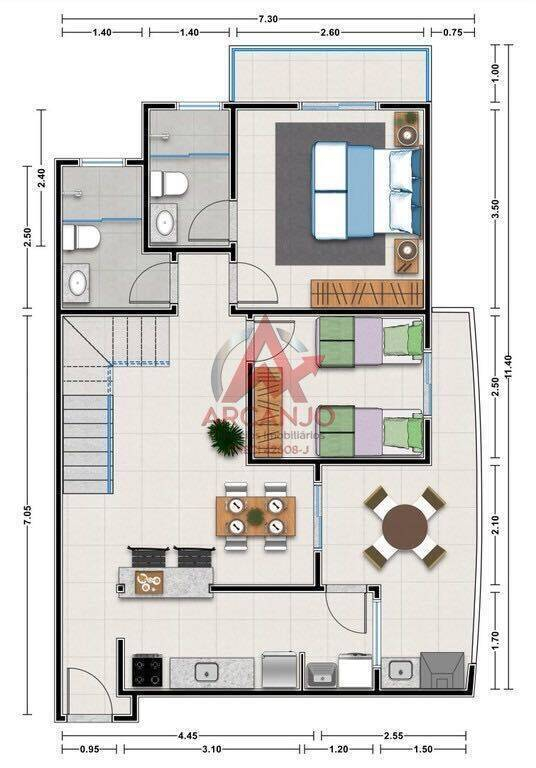 Apartamento, 2 quartos, 80 m² - Foto 11