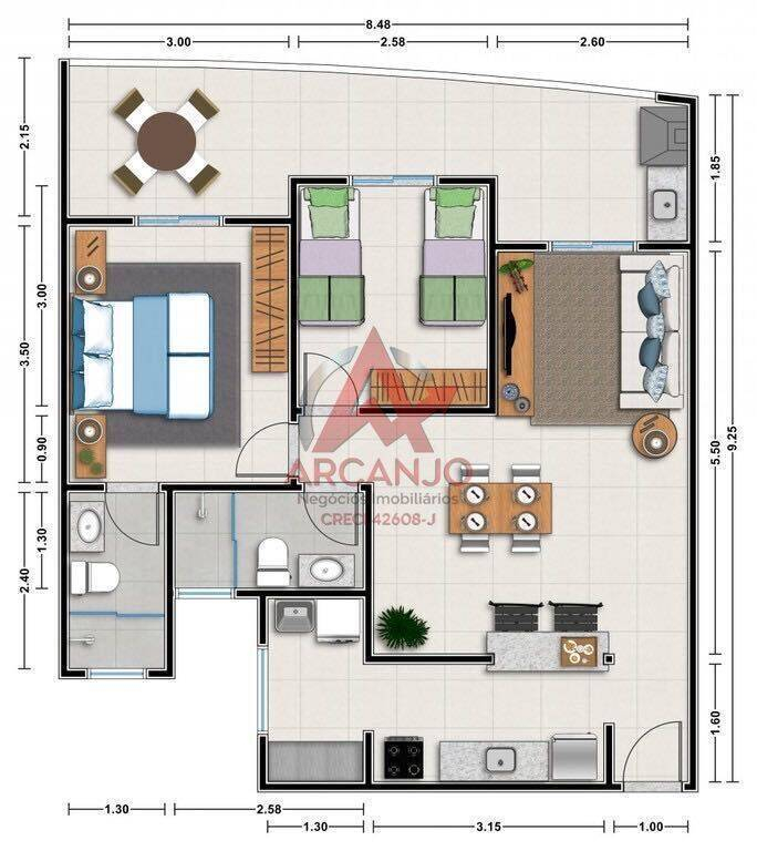 Apartamento, 2 quartos, 80 m² - Foto 13